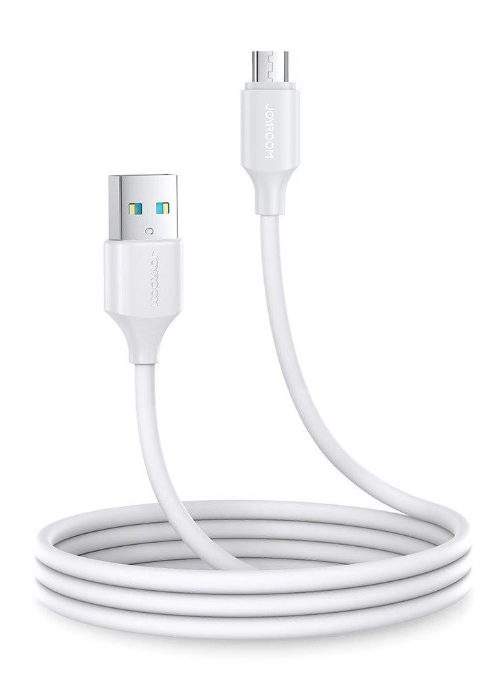 JOYROOM (Cable USB-A TO Micro USB 480 Mb/s 3 1m WHITE  - Image 2