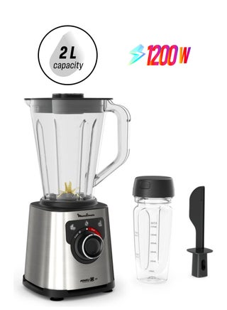 Blender | PerfectMix |High Speed  Blender Smoothie Maker | Mixer | Powelix Life Technology for fast Results | Light and Unbreakable Jar | Powerful Blending | InspiringApp |600 ml on the go bottle | 2 Years Warranty 2 L 1200 W LM88HD27 Silver - pnsku/N53414586A/45/_/1746519955/54d97349-e3b9-4eac-811f-5c329dd612af
