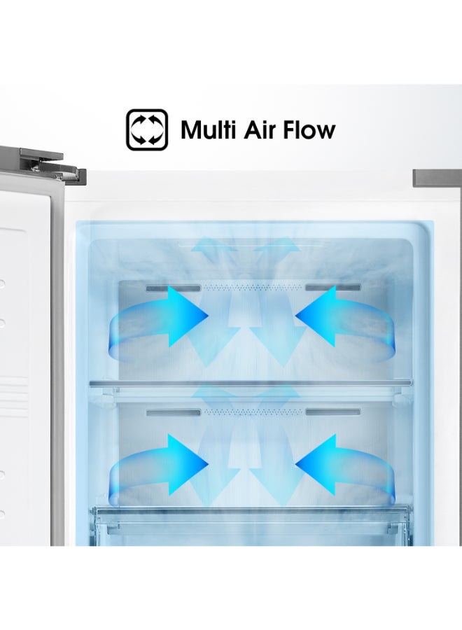 Hisense Fv356N4Asu 356L Gross And 274L Net Capacity  Vertical Freezer – No Frost, Multi Air Flow, Door Alarm For Temperature Alerts,1 Year Full & 5 Years Compressor Warranty FV356N4ASU Silver - Image 4