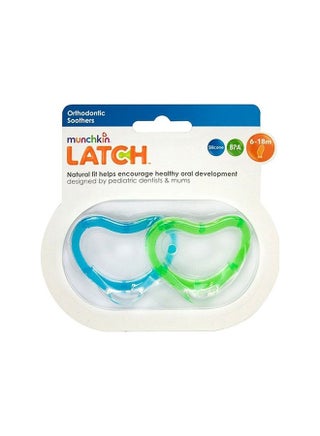 Latch Orthodontic Soothers Pacifier Pack Of 2 - pnsku/N53414861A/45/_/1703681132/9d36fd34-e285-49f5-8999-251d568b191d