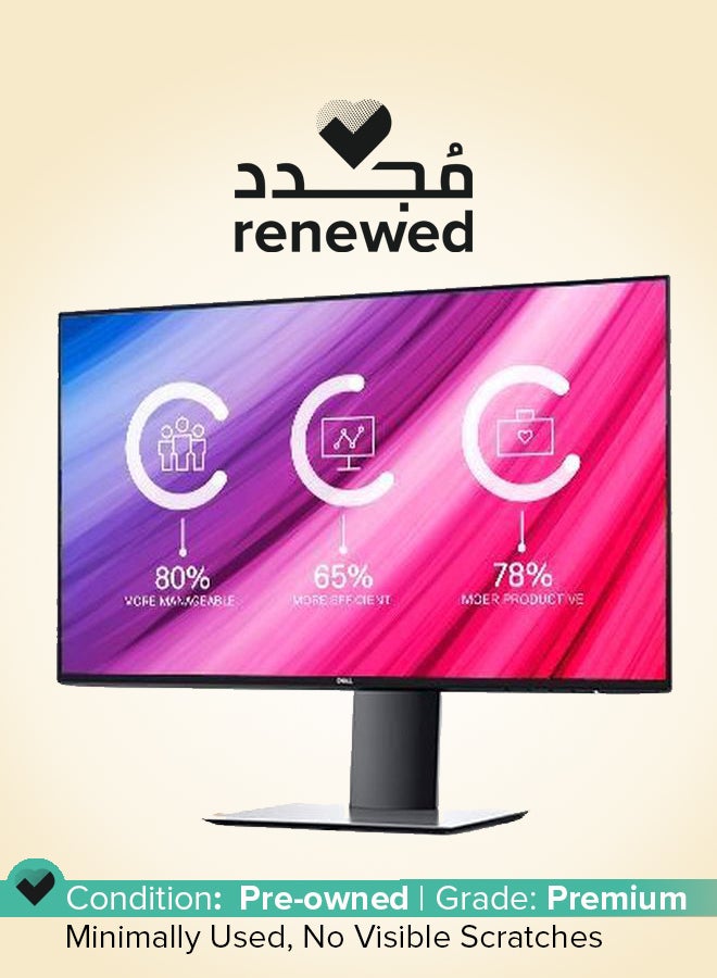 DELL Renewed - U2419H 23.8-Inch UltraSharp Full HD Monitor With HDMI & Display Port input Black - Image 1