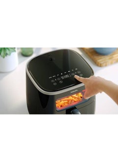 Airfryer XL - 50Hz, 1KGs, See-through Window, Rapid Air Technology, Connected with HomeID APP, 5.6 L 1700 W HD9257/80 Black - pnsku/N53415245A/45/_/1731336263/1f52e8df-a374-4008-a6f2-00f0954de843