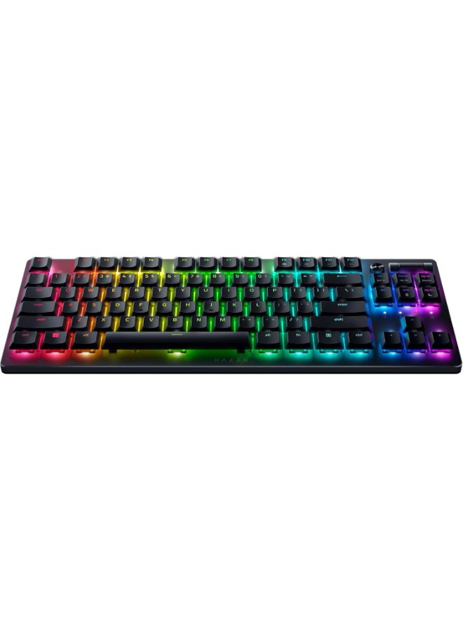 RAZER - Razer DeathStalker V2 Pro TKL Wireless Gaming Keyboard, Low-Profile Optical Switches, Linear Red, HyperSpeed Wireless, 50H Battery, Ultra-Durable Coated Keycaps, Chroma RGB - Black - Image 1