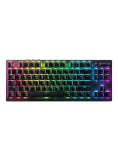 ريزر لوحة مفاتيح الألعاب اللاسلكية Razer DeathStalker V2 Pro TKL: مفاتيح بصرية منخفضة المستوى، خطية حمراء فائقة السرعة لاسلكية وبلوتوث  - Image 2