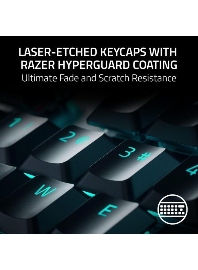 RAZER - Razer DeathStalker V2 Pro TKL Wireless Gaming Keyboard, Low-Profile Optical Switches, Linear Red, HyperSpeed Wireless, 50H Battery, Ultra-Durable Coated Keycaps, Chroma RGB - Black - Image 1