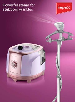 Impex Electric Garment Steamer With Temperature Control System 2.3 L 1950 W GSM 6013 Lavender Pink  - Image 5