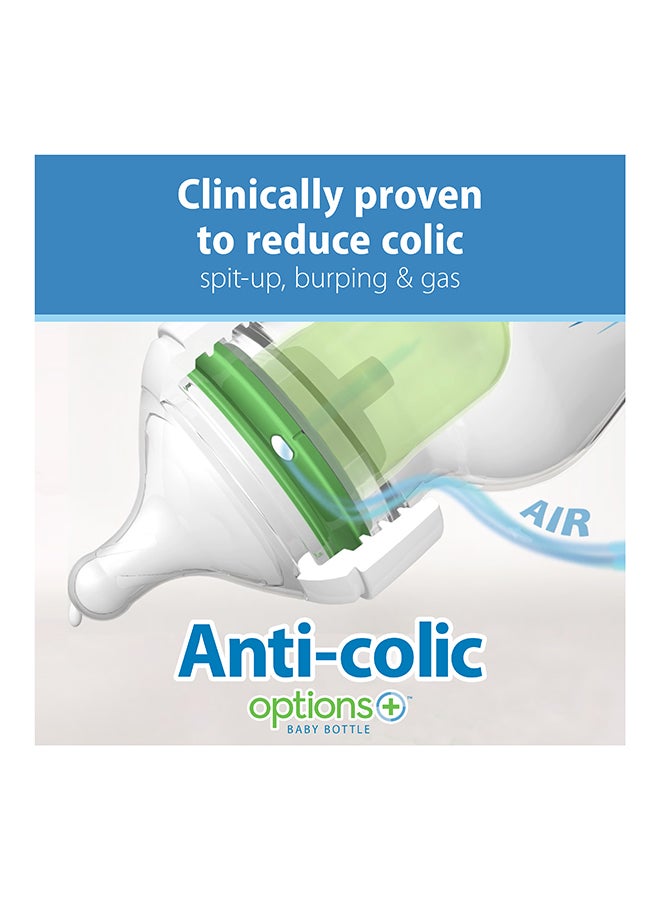 Dr. Brown’s - 9 Oz/270 Ml Glass W-N Anti-Colic Options+ Bottle, 1-Pack - Image 1
