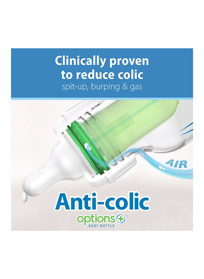Dr. Brown’s - Options+ Anti-Colic Narrow Sampler (1X120 Ml & 1X250 Ml Bottles, 2Xl2 Nipples, 1 Cleaning Brush) - Image 1