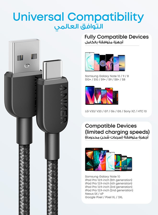 Anker USB C Cable [2 pack, 3ft] 310 USB A to USB C Charger Cable, USB A to Type C Charger Cable Fast Charging for iPhone 16/15 Series, MacBook Pro/Air, Samsung, Huawei, Xiaomi, Vivo, Oppo(USB 2.0) Phantom  - Image 5