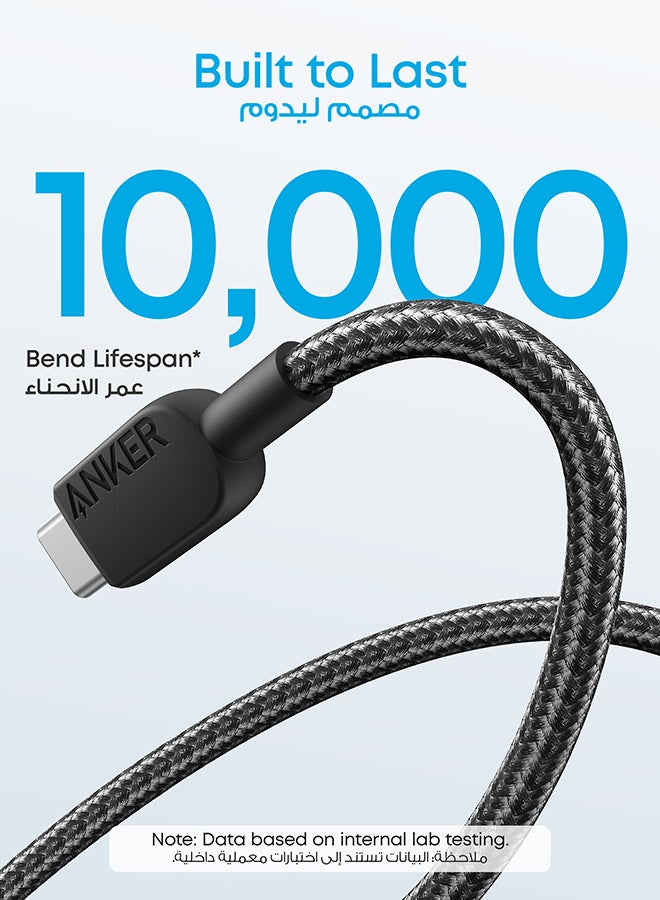 Anker USB C Cable [2 pack, 3ft] 310 USB A to USB C Charger Cable, USB A to Type C Charger Cable Fast Charging for iPhone 16/15 Series, MacBook Pro/Air, Samsung, Huawei, Xiaomi, Vivo, Oppo(USB 2.0) Phantom  - Image 3
