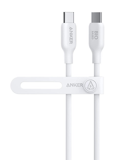 USB C to USB C Cable (240W 3ft), USB 2.0 Bio-Based Charging Cable for iPhone 16/15 Series, MacBook Pro/Air, iPad, Samsung S25/S24/S23, Huawei, Xiaomi, Redmi, Vivo, Oppo and More Aurora