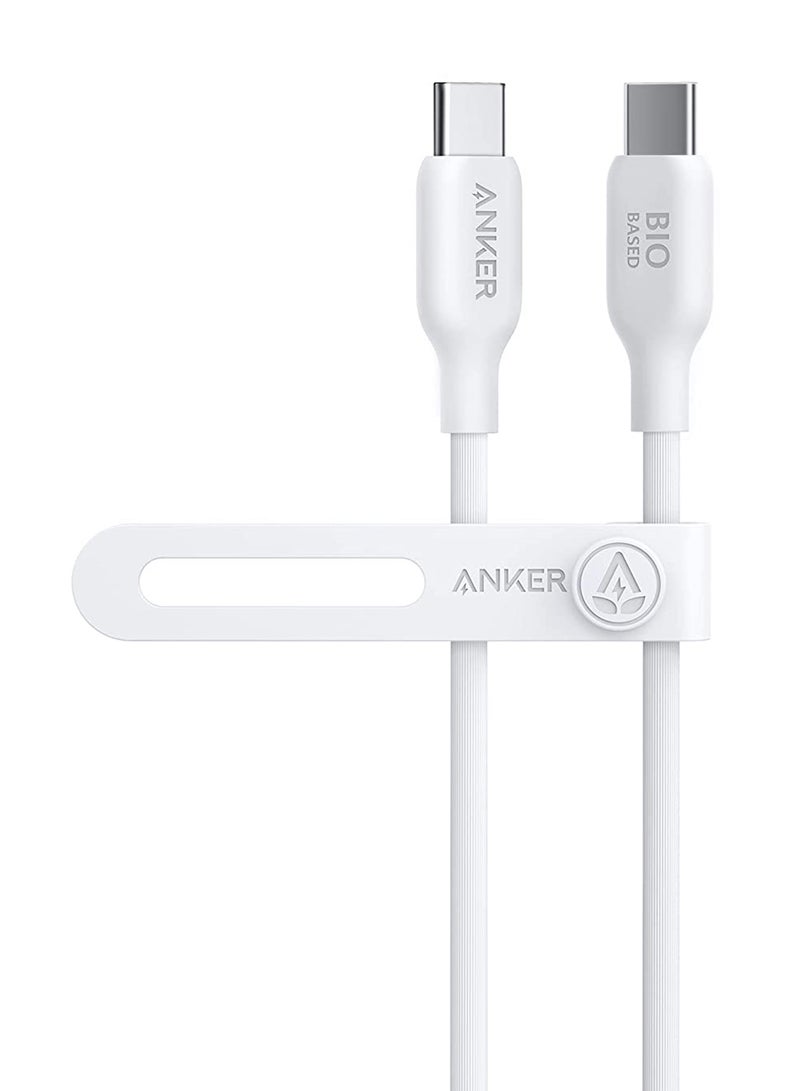 آنكر - كابل 543 USB C إلى USB C (100 وات 3 أقدام)، كابل شحن صديق للبيئة USB 2.0 لأجهزة MacBook Pro 2020 وiPad Pro 2020 وiPad Air 4 وSamsung Galaxy S21 والمزيد - Image 1