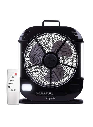 3-Blade Rechargeable Fan With LED Light Lamp Breeze D7 Black - pnsku/N53416017A/45/_/1729054852/641a6afd-1439-483b-9aa2-83d6e5a9c010