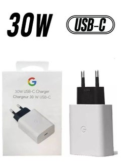 Google 30W USB C Fast 2 Pins Charger White  - Image 1