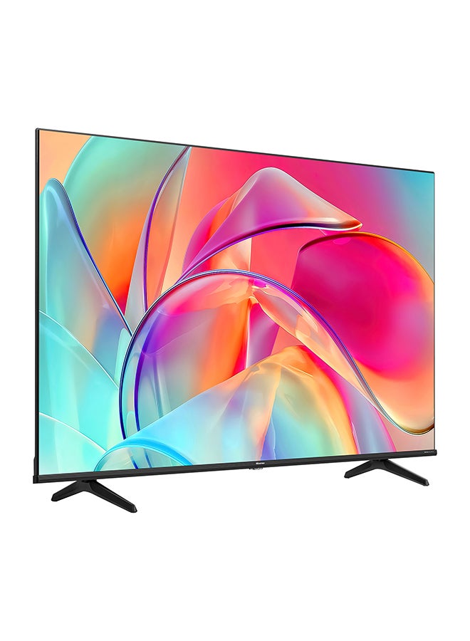 Hisense - QLED U6 4K Smart TV 50 Inch E7K Series With Quantum Dot Colour, VIDAA Voice, Dolby Vision, Bluetooth And WiFi 2023 New Model 50E7K Black - Image 1
