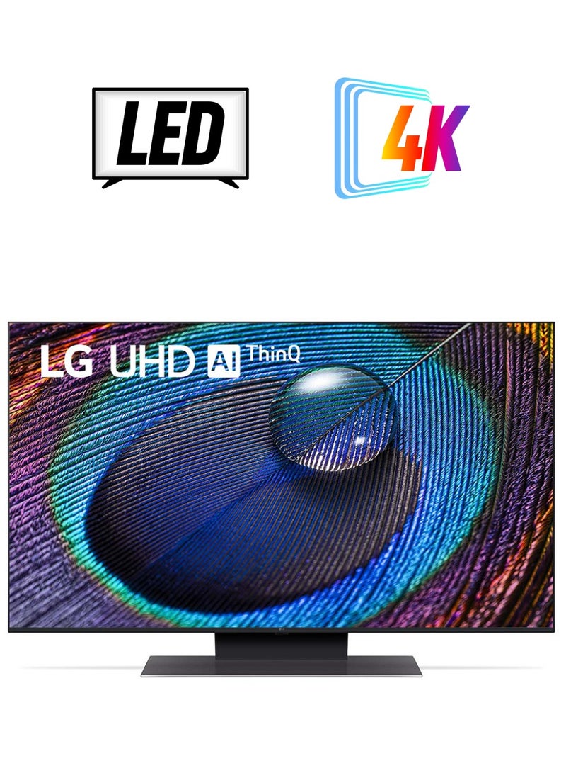 LG UR91 75 Inch 4K Smart UHD TV 2023 75UR91006LB Black  - Image 1