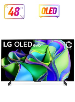LG OLED Evo C3 48 Inch 4K Smart TV 2023 OLED48C36LA Black OLED48C36LA Black  - Image 1