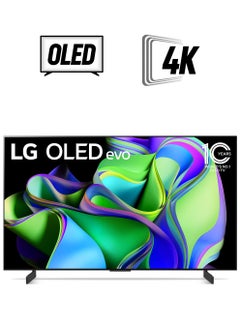 LG OLED Evo C3 48 Inch 4K Smart TV 2023 OLED48C36LA Black OLED48C36LA Black  - Image 1