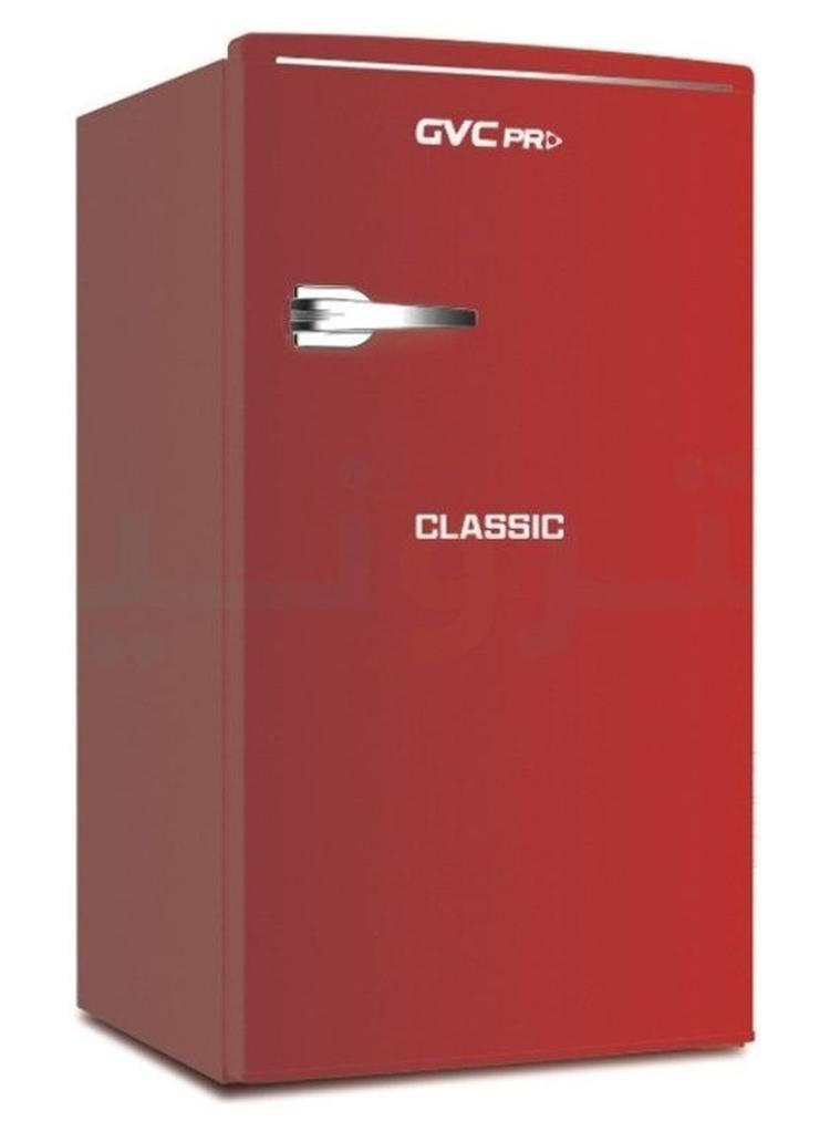 gvc pro Classic Refrigerator 86 L GVRG-129 Red - Image 1