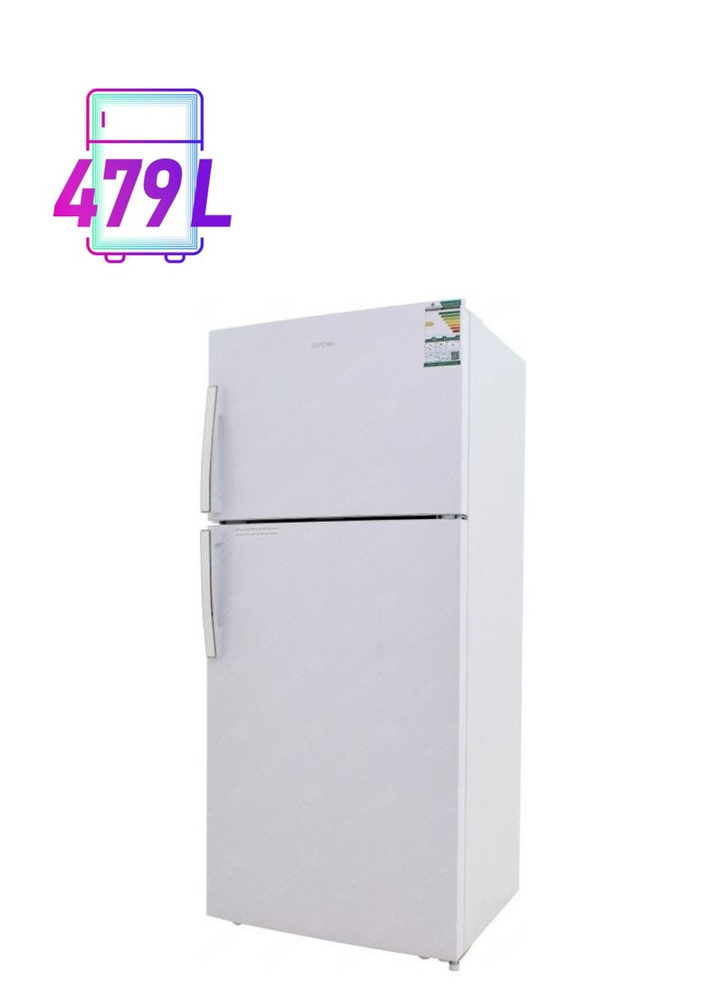 gvc pro Refrigerator With Freezer GVRF-850 White/Silver - Image 1