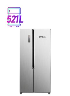 جي في سي برو Side By Side Digital Refrigerator 365 kW GVSS-600 Silver  - Image 1