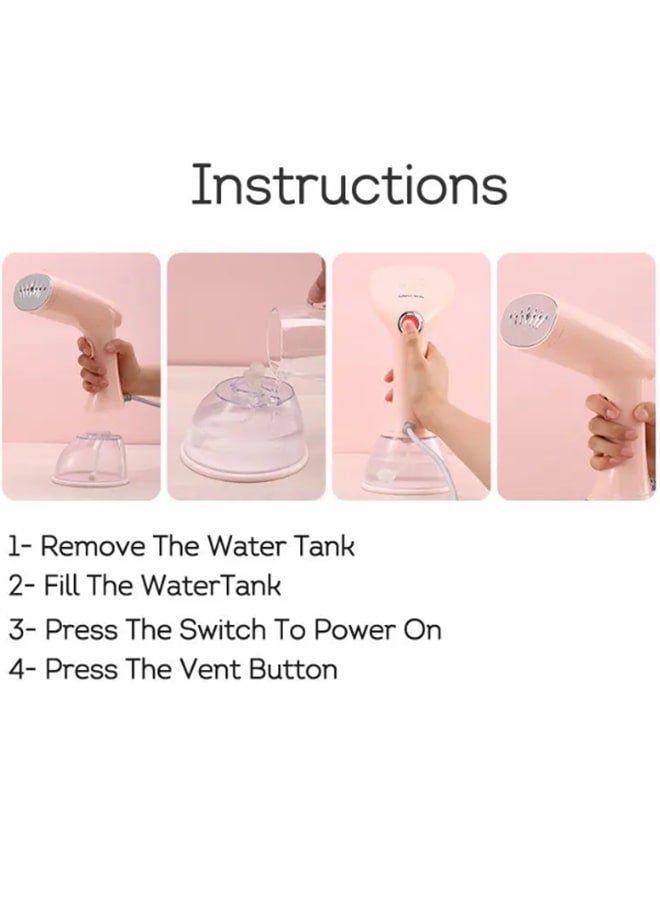 gvc pro - Hand-Held Garment Steamer Iron 380 ml 1640 W GVC-277-F Multicolour - Image 1