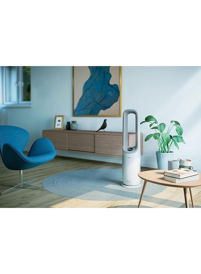 Philips - Air Performer 7000 series 2-in-1 Air Purifier and Fan AMF765/30 Cloud White/Light Grey - Image 1