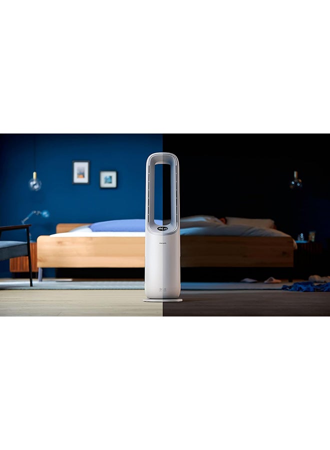 Philips - Air Performer 7000 series 2-in-1 Air Purifier and Fan AMF765/30 Cloud White/Light Grey - Image 1
