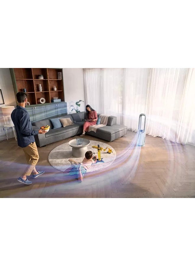 Philips - Air Performer 7000 series 2-in-1 Air Purifier and Fan AMF765/30 Cloud White/Light Grey - Image 1