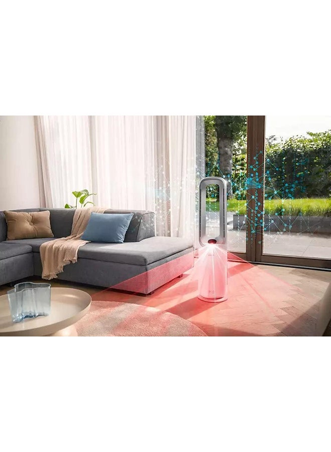 Philips - Air Performer 7000 series 2-in-1 Air Purifier and Fan AMF765/30 Cloud White/Light Grey - Image 1