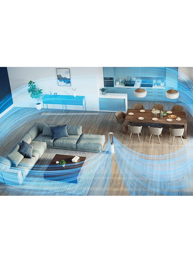 Philips - Air Performer 7000 series 2-in-1 Air Purifier and Fan AMF765/30 Cloud White/Light Grey - Image 1