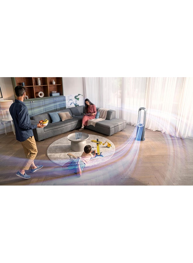 Philips - Air Performer 8000 Series 3-in-1 Air Purifier, Fan and Heater AMF870/35 Dark Grey/Silver - Image 1