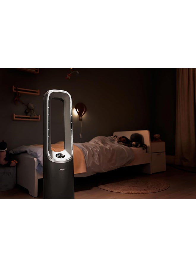 Philips - Air Performer 8000 Series 3-in-1 Air Purifier, Fan and Heater AMF870/35 Dark Grey/Silver - Image 1