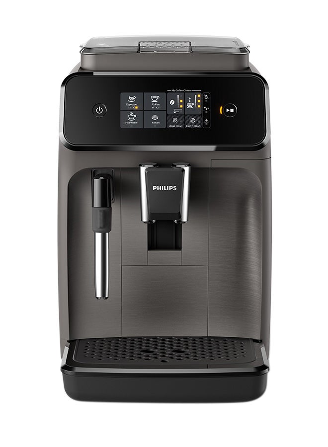 Philips Fully Automatic Espresso Machince Series 1200 - 2 Beverages, Classic Milk Frother, Touch Display, 1.8 L 1500 W EP1224/03/00 Cashmere Grey 