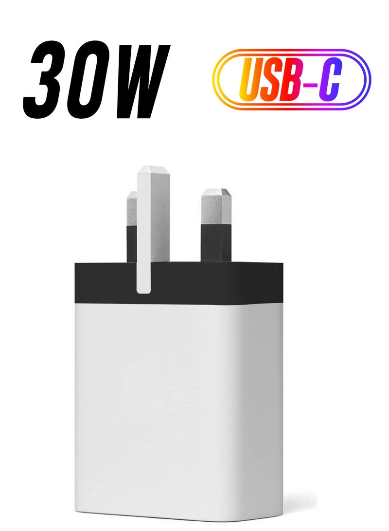 MARGOUN Google 30W USB C Fast 3 Pins Charger White  - Image 1