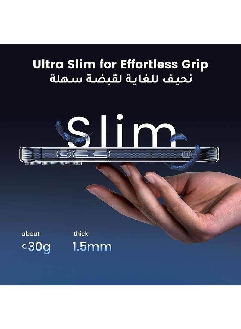 Ugreen iPhone 15 Pro Case Clear 6.1 inch【Anti-Yellowing】【 Mil-Grade Anti-Drop】iPhone 15 Pro Cover Transparent, Slim Crystal iPhone 15  Pro Case, Full Coverage Lens Protection, Shockproof Anti-Scratch Clear  - Image 4