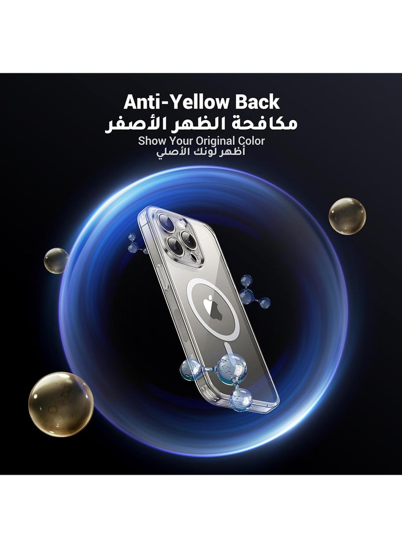 Ugreen - iPhone 15 Pro Magsafe Case Clear, N52 Stronger Magnets, Shockproof Military-Grade Protection, iPhone 15 Pro Cover Anti-Yellow And Anti-Scratch, Ultra Slim, Magnetic Cover for 15 Pro 6.1-Inch - Clear - Image 1