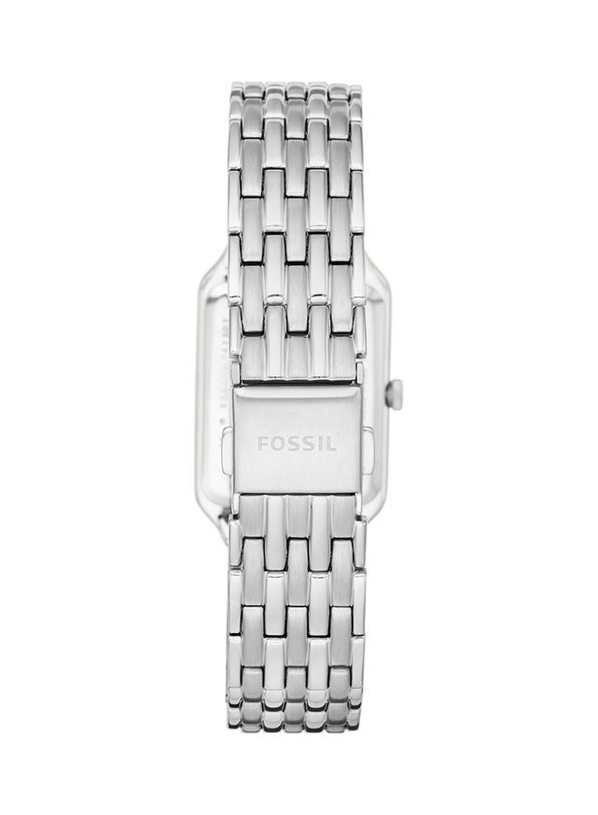 FOSSIL Women's Analog Rectangle Shape Stainless Steel Wrist Watch ES5221 - 23 Mm - Image 2