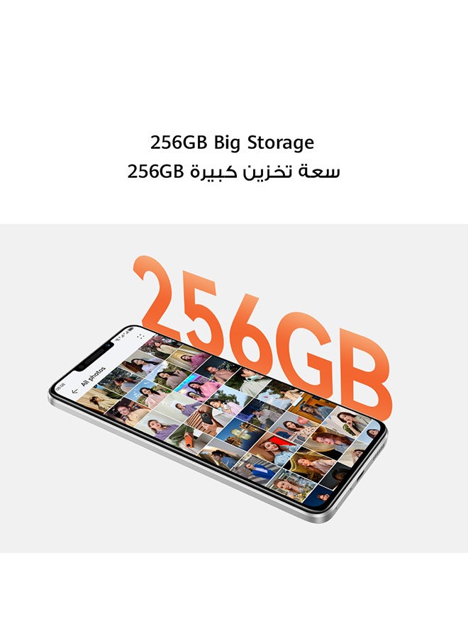 HUAWEI - Nova Y91 Dual SIM Moonlight Silver 8GB RAM 256GB 4G - Middle East Version - Image 1