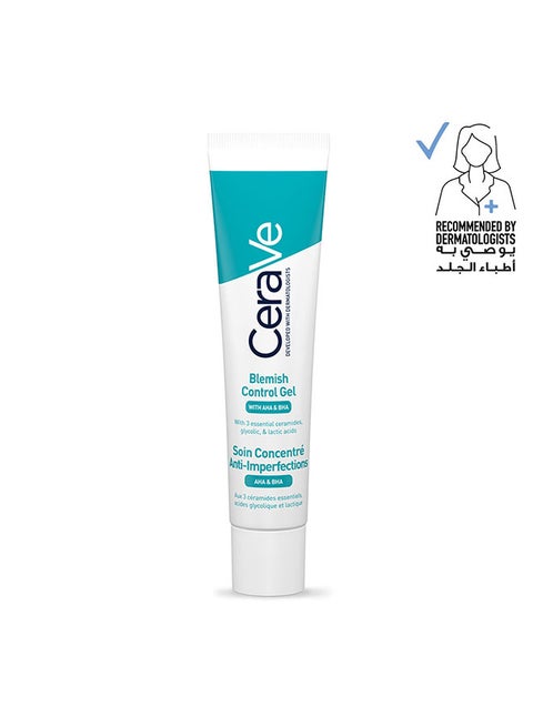 جل مرطب للوجه للتحكم في العيوب لعلاج حب الشباب والعيوب مع حمض الجليكوليك وحمض اللاكتيك AHA/BHA