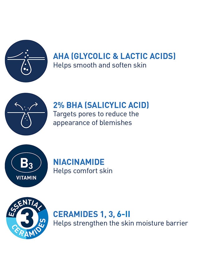 CeraVe Blemish Control Gel Facial Moisturiser For Acne & Blemishes with Glycolic Acid and Lactic Acid AHA/BHA 40ml - Image 4