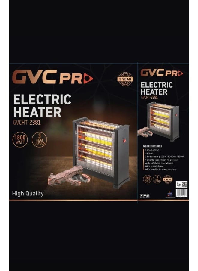 جي في سي برو دفاية كهربائية جي في سي برو GVCHT-2381 1800 W GVCHT-2381 - Image 4