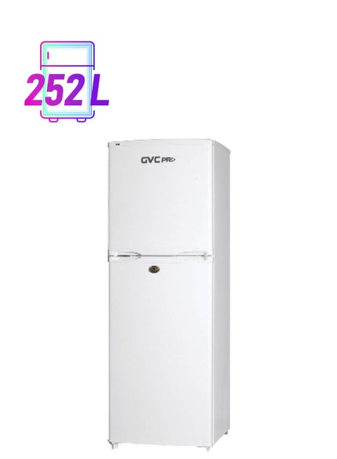 Double Door Refrigerator With Internal Temperature Control 594.8 kW GVDS-400 White