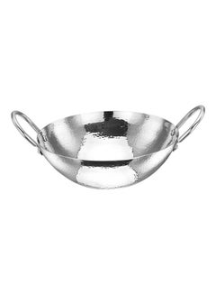 Perfect for Sauting Frying Stir Frying Etc| Equipped with Strong and Sturdy Riveted Handles Kitchen Use Versatile And Strong Stainless Steel Construction| Silver Silver 22 cmcm