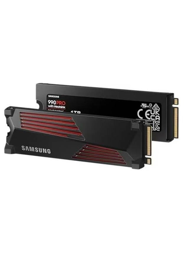 سامسونج 990 Pro مزود بمبدد حراري NVMe M.2 SSD بسعة 1.0 تيرابايت 1 TB - Image 1