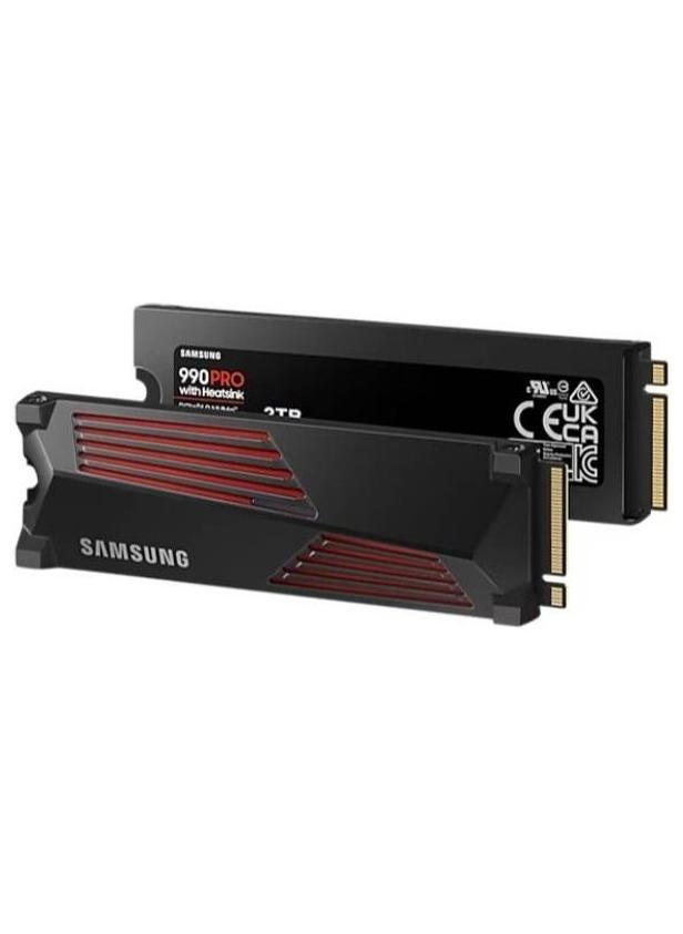 سامسونج 990 Pro مزود بمبدد حراري NVMe M.2 SSD بسعة 2.0 تيرابايت 2 TB - Image 1
