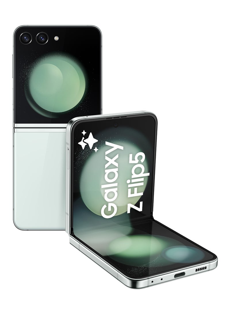 سامسونج هاتف Galaxy Z Flip 5 ثنائي الشريحة وذاكرة وصول عشوائي (RAM) سعة 8 جيجابايت وذاكرة داخلية 256 جيجابايت يدعم تقنية 5G - إصدار الشرق الأوسط  - Image 1