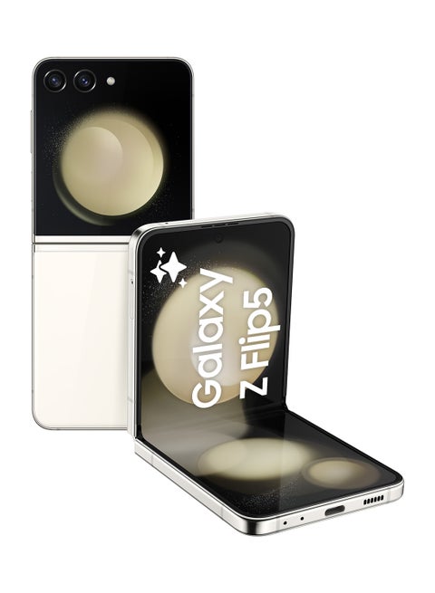 Galaxy Z Flip 5 Dual SIM Cream 8GB RAM 256GB 5G - Middle East Version