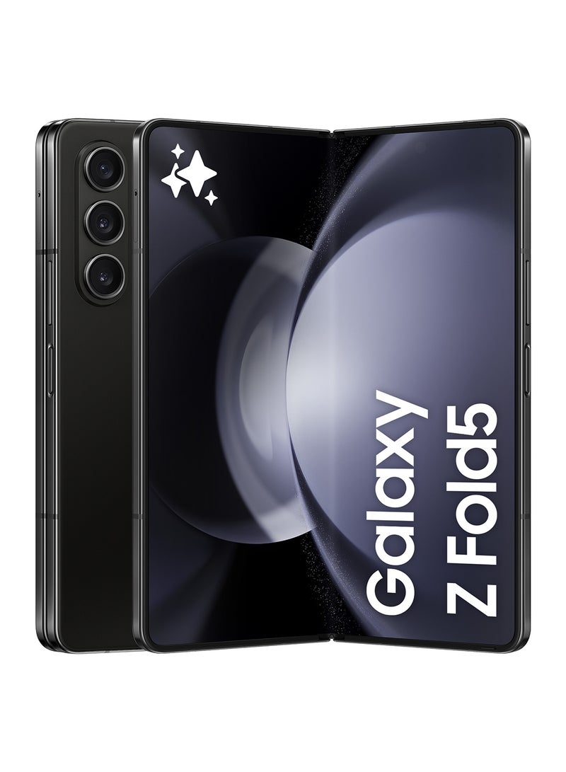 Samsung - Galaxy Z Fold 5 Dual SIM Phantom Black 12GB RAM 256GB 5G - Middle East Version - Image 1
