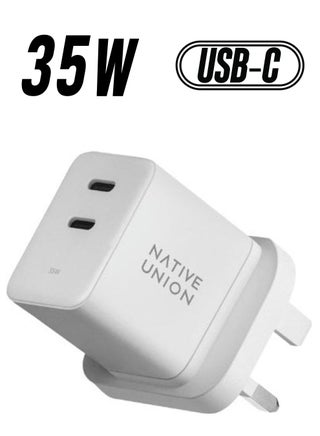 شاحن سريع من شركة Gan - PD - 35 وات - مزدوج - 2 منفذ USBC - pnsku/N53418285A/45/_/1738232956/933f2451-ec71-40dd-95c9-06fc2f8daad8
